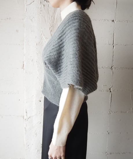 Flared Sleeve Knit Vest GR