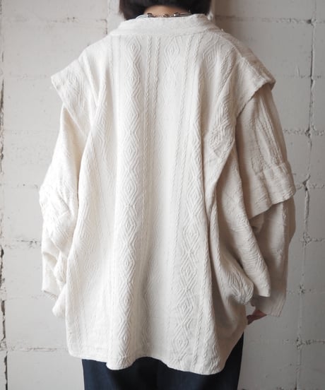 Dolman Sleeve Embroidered Jacket IV