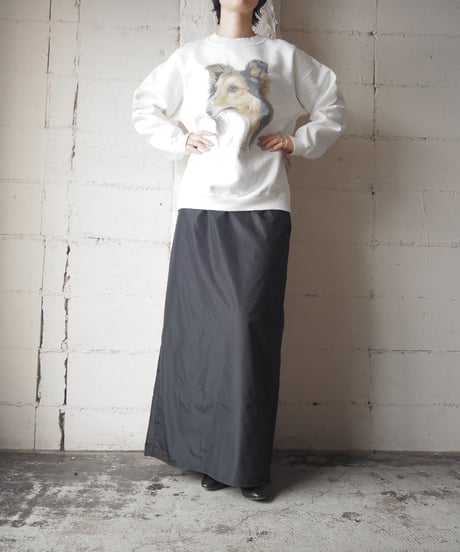 Dog Print Sweat WH