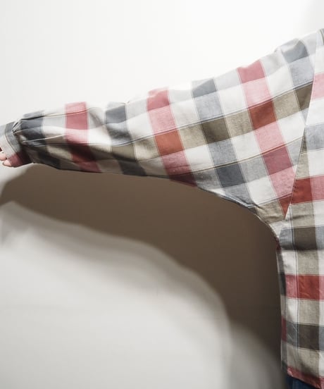 Pullover Check Blouse RE