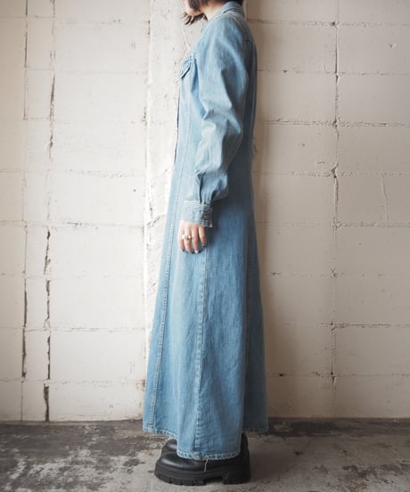 Princess Line Denim Shirt Dress LBL
