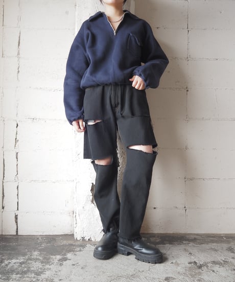 1950-60's EURO Half Zip Short Sweat NV