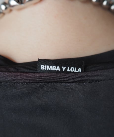 BIMBA Y LOLA Feather Print Dress BK RE