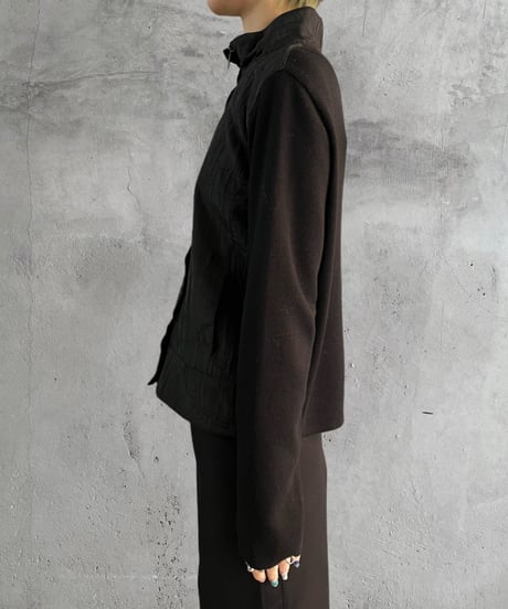 Burberry Switching Zip Up Jacket BK