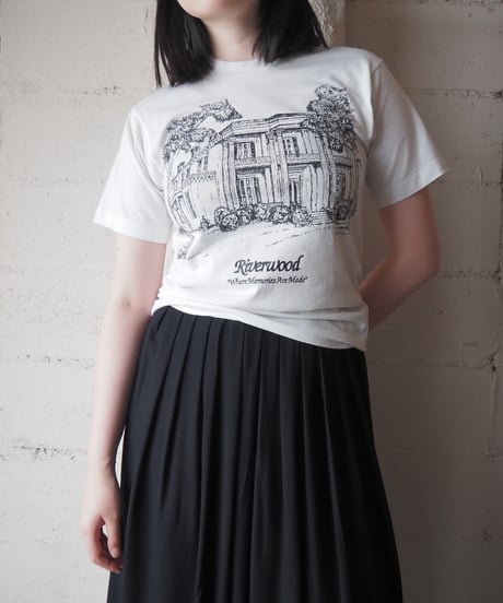 Riverwood Print Tee WH