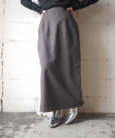 Glen Check Tight Skirt GRBR