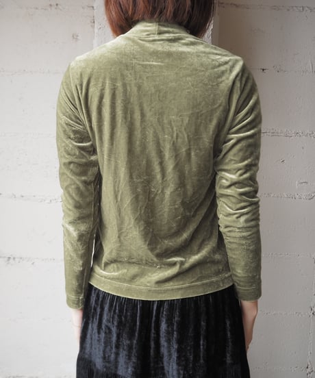 Velour High Neck Cutsewn YGN