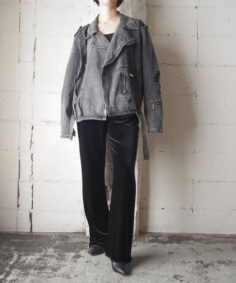 BALMAIN Denim Riders Jacket BK