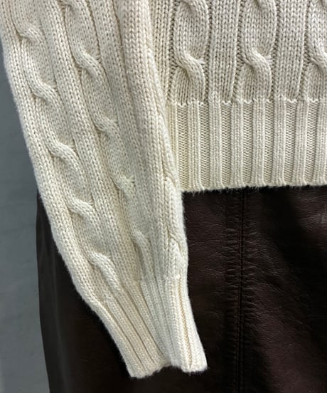Ralph Lauren Cotton Cable Knit　IV