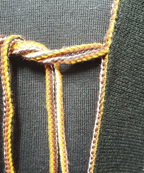 Knit stole Jacket BK