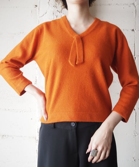 Boe Tie Angora Mix Knit OR