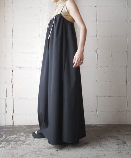 Gather Camisole Dress BK