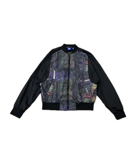 adidas City Lights Print Zipup Jacket BK PUR