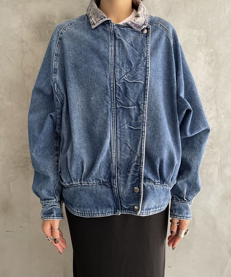 Raglan Sleeve Denim Jacket BL