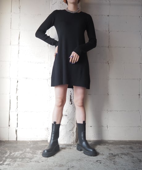 DKNY Long Knit BK