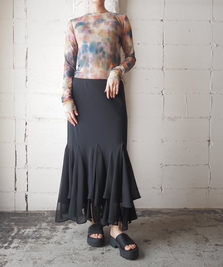 Water Color Sheer Cutsewn YEKAPI