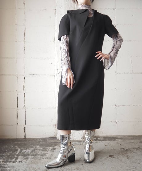 JIL SANDER Asymmetric Dress BK