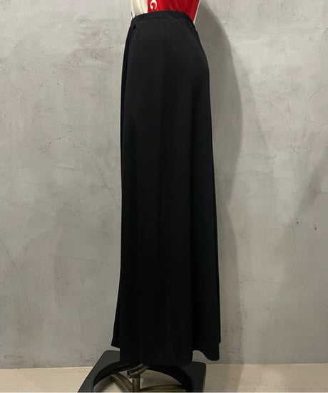 Spandex Mix Layered Easy Skirt BK