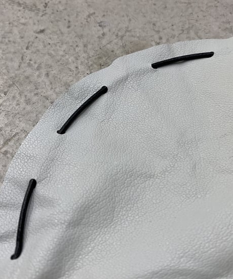 【Orfeo Original】Drawstring Leather Pouch WH