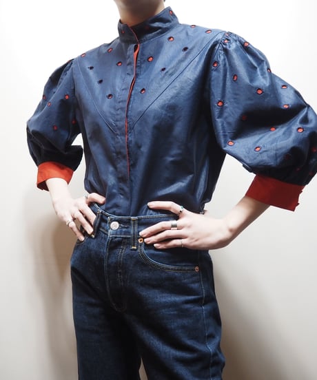 Louis Feraud Puff Sleeve Blouse NV