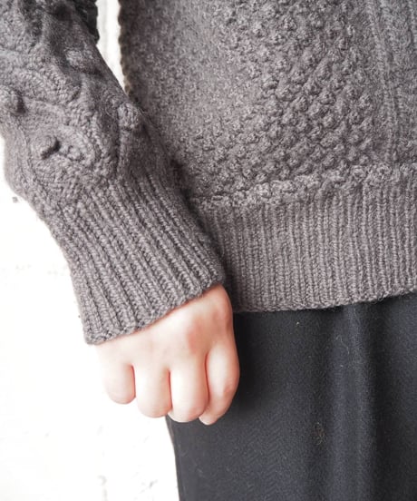 Cropped Cable Knit GR
