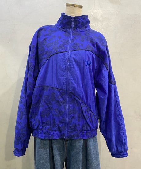 Reebok Grass Pattern Nylon Jacket BLBK