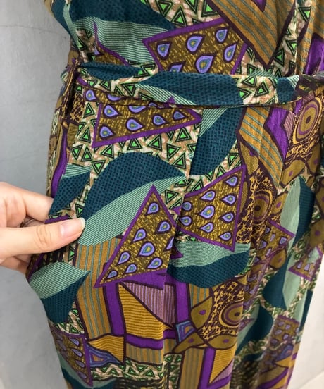 Desigual  Ethnic Pattern Jumpsuit BRPURGN