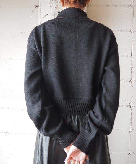 Remake 1970's Short Knit BK
