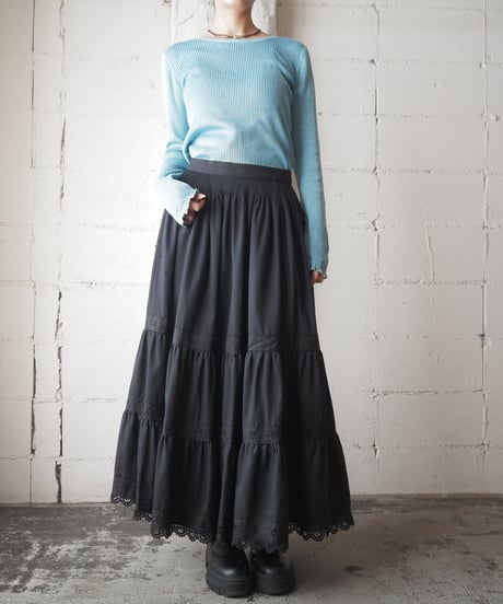 Crewneck Rib Knit LBL BL