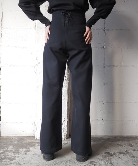 Back Laceup Sailor Pants BK