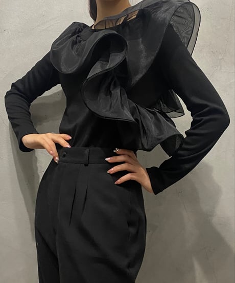 Frill Design Cutsewn BK