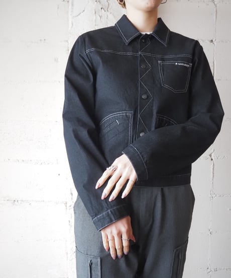 MARITHE FRANCOIS GIRBAUD Denim Jacket BK