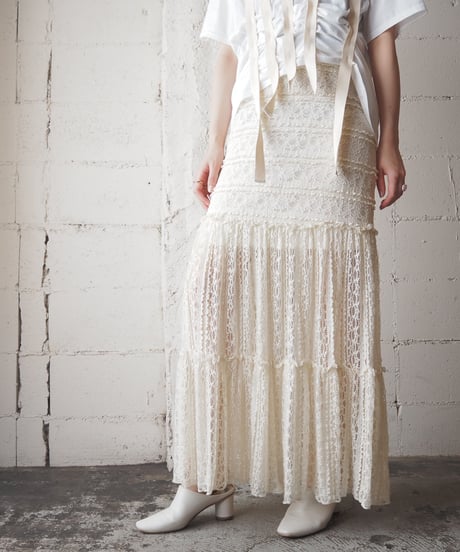 Lace Tiered Mermaid Skirt IV