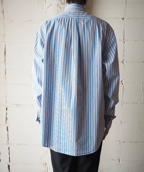ORFEO MIX Frilled Shirt BLWH
