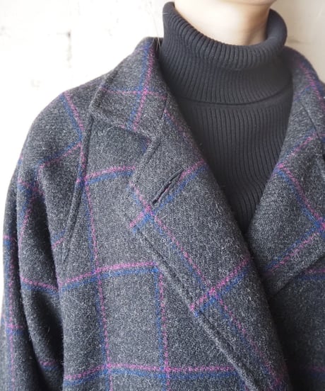 Check Chester Coat DGRPIBL