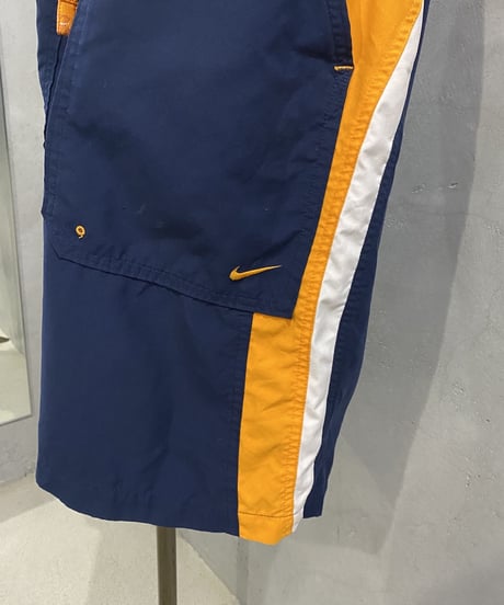 NIKE Tricolor Shorts NV OR WH