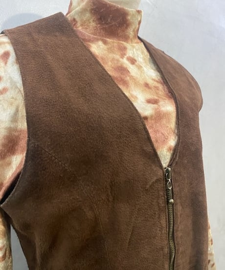 Belted Suede Vest BR