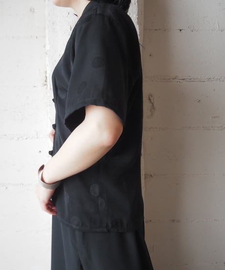 Shadow Dot China Shirt BK