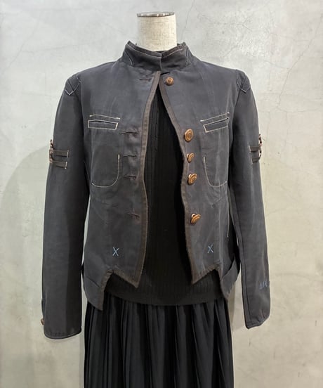 Marithé + François Girbaud Stand Collar Design Jacket BK