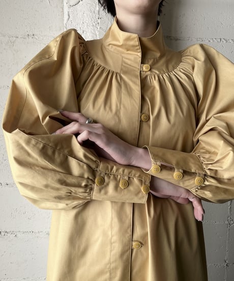 Gather Design Flared Coat YE