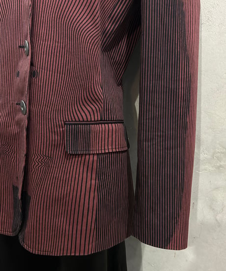 Jean Paul Gaultier Jean's Trompe-l'oeil Body Print Jacket REBK