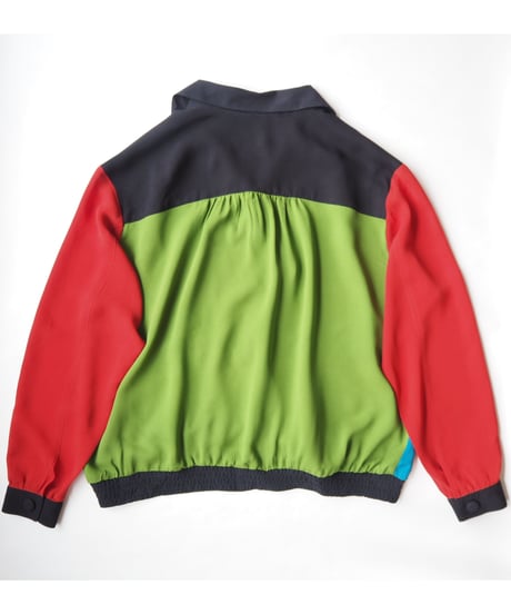 Crazy Color Silk Blouson BLREGN