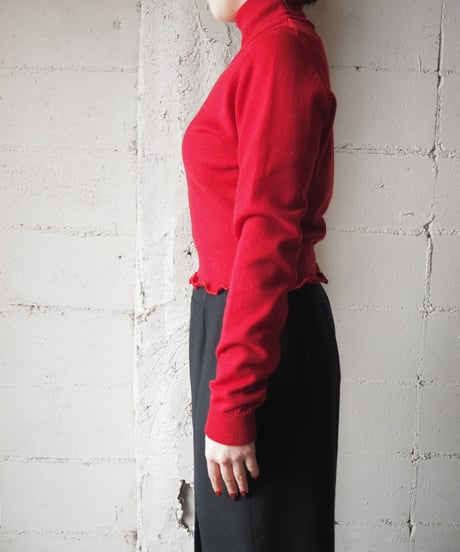 DKNY Mellow Hem Mock Neck Knit RE
