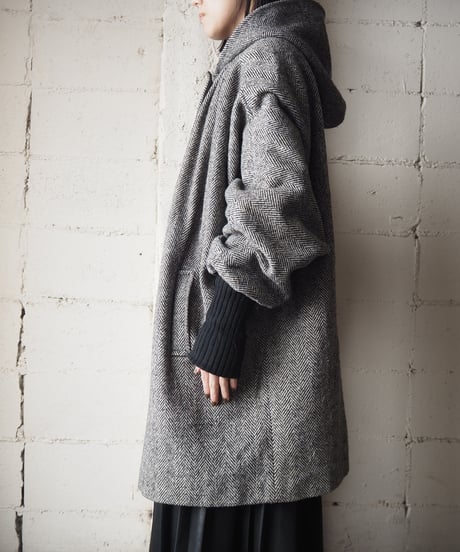 Tweed Long Rib Jacket BKWH