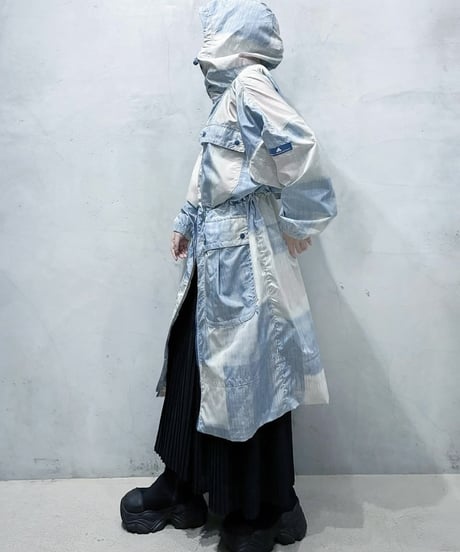 adidas STELLA McCartney Print Wzip Long Parka LBL WH LGR