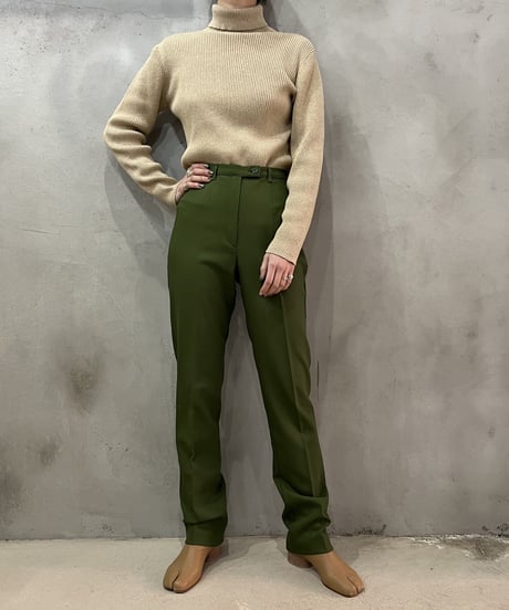 Lame Rib Turtle Neck Knit GO