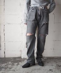 REMAKE Levi's 505 Crashed Draw String Denim GR