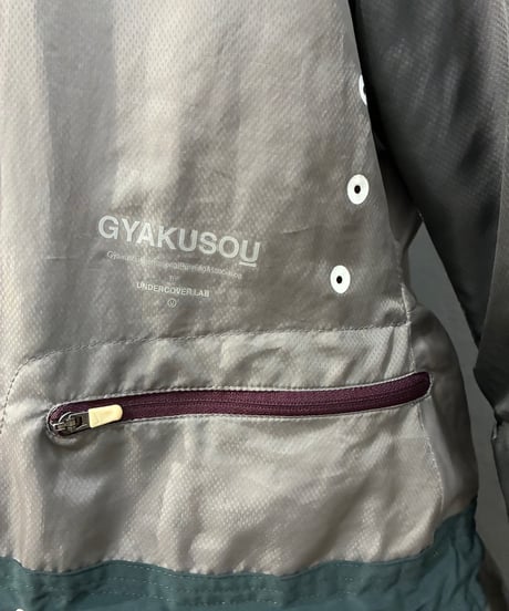 GYAKUSOU NIKE UNDERCOVER Removal Sleeve Zipup Jacket GR DGR