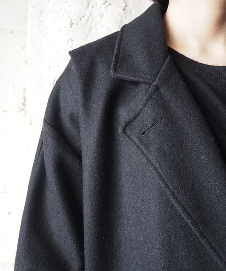 Wide Silhouette Chester Coat BK