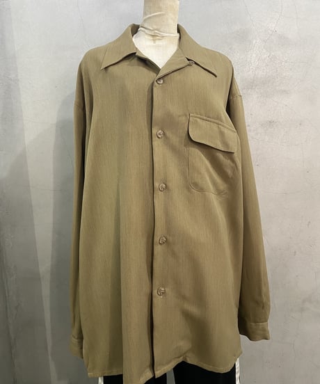 L/S Open Collar Shirt BE